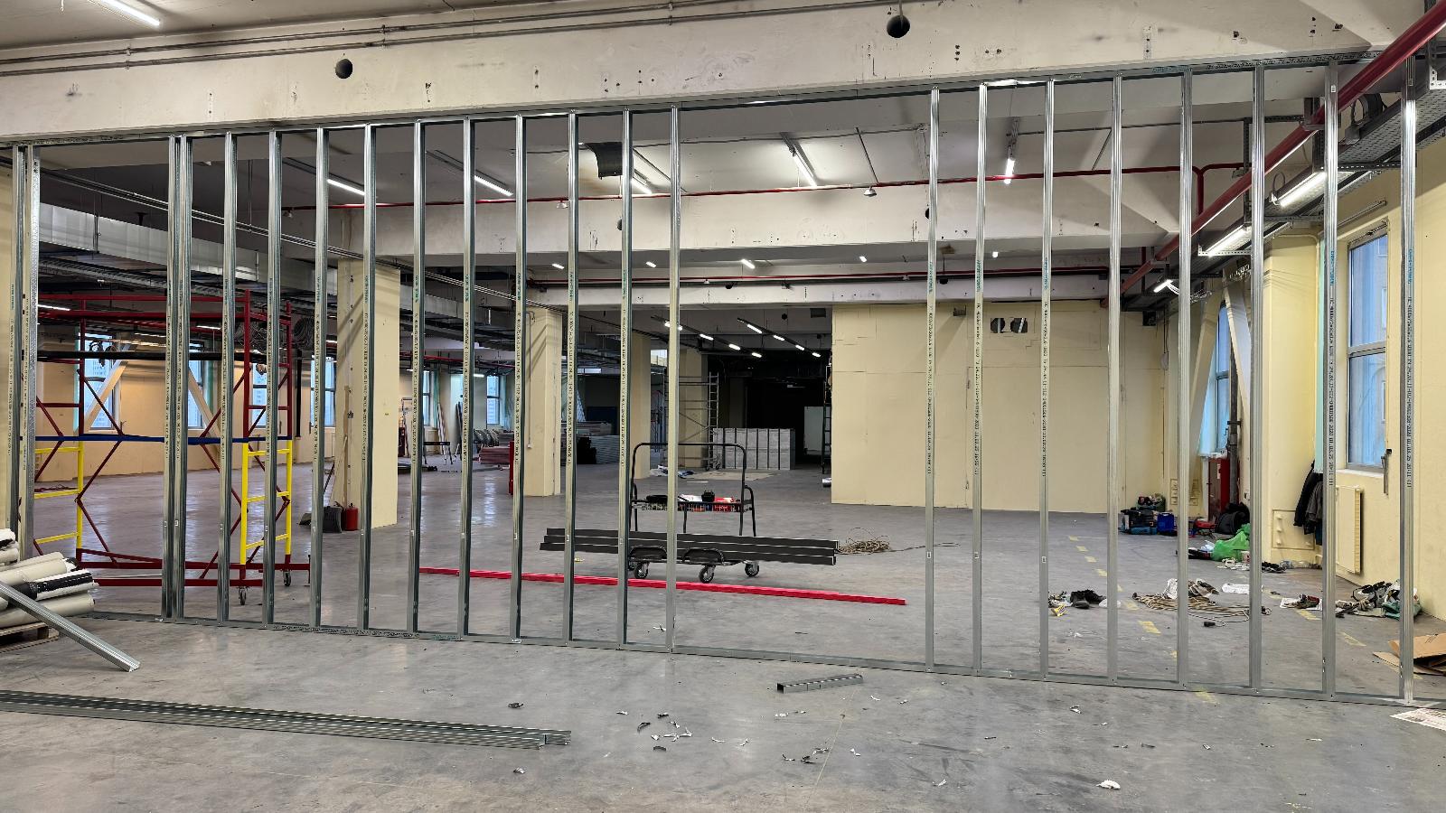 Монтаж гипсокартонных перегородок Knauf