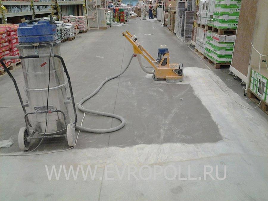 Промышленный пол для торгового центра Leroy Merlin 