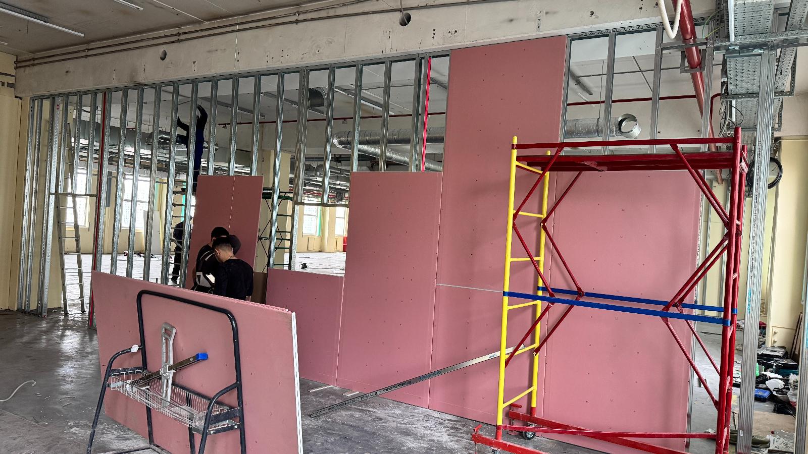 Монтаж гипсокартонных перегородок Knauf